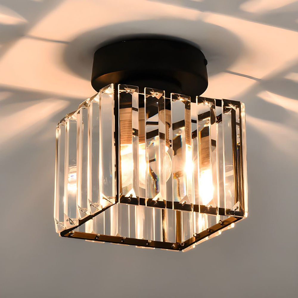 Zwart Plafondlamp Modern LED Flush Design