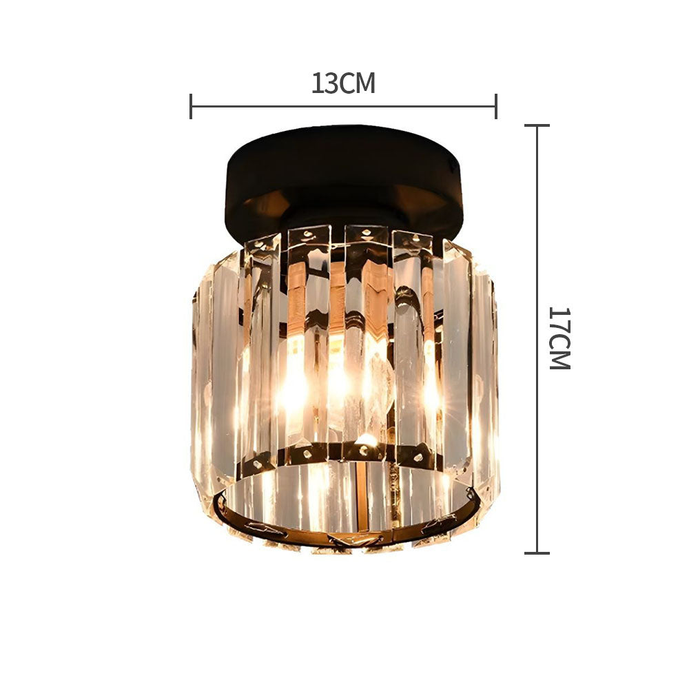 Zwart Plafondlamp Modern LED Flush Design