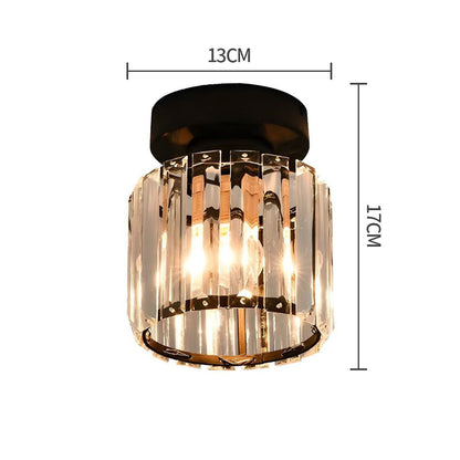 Zwart Plafondlamp Modern LED Flush Design