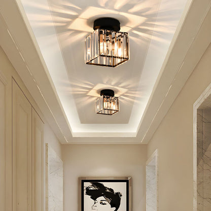 Zwart Plafondlamp Modern LED Flush Design