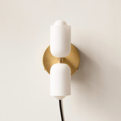 Wandlamp Acryl met Dubbele Lichtbron Warm Wit Licht