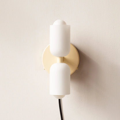 Wandlamp Acryl met Dubbele Lichtbron Warm Wit Licht
