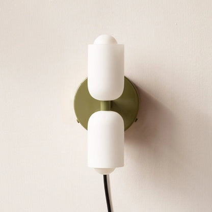 Wandlamp Acryl met Dubbele Lichtbron Warm Wit Licht