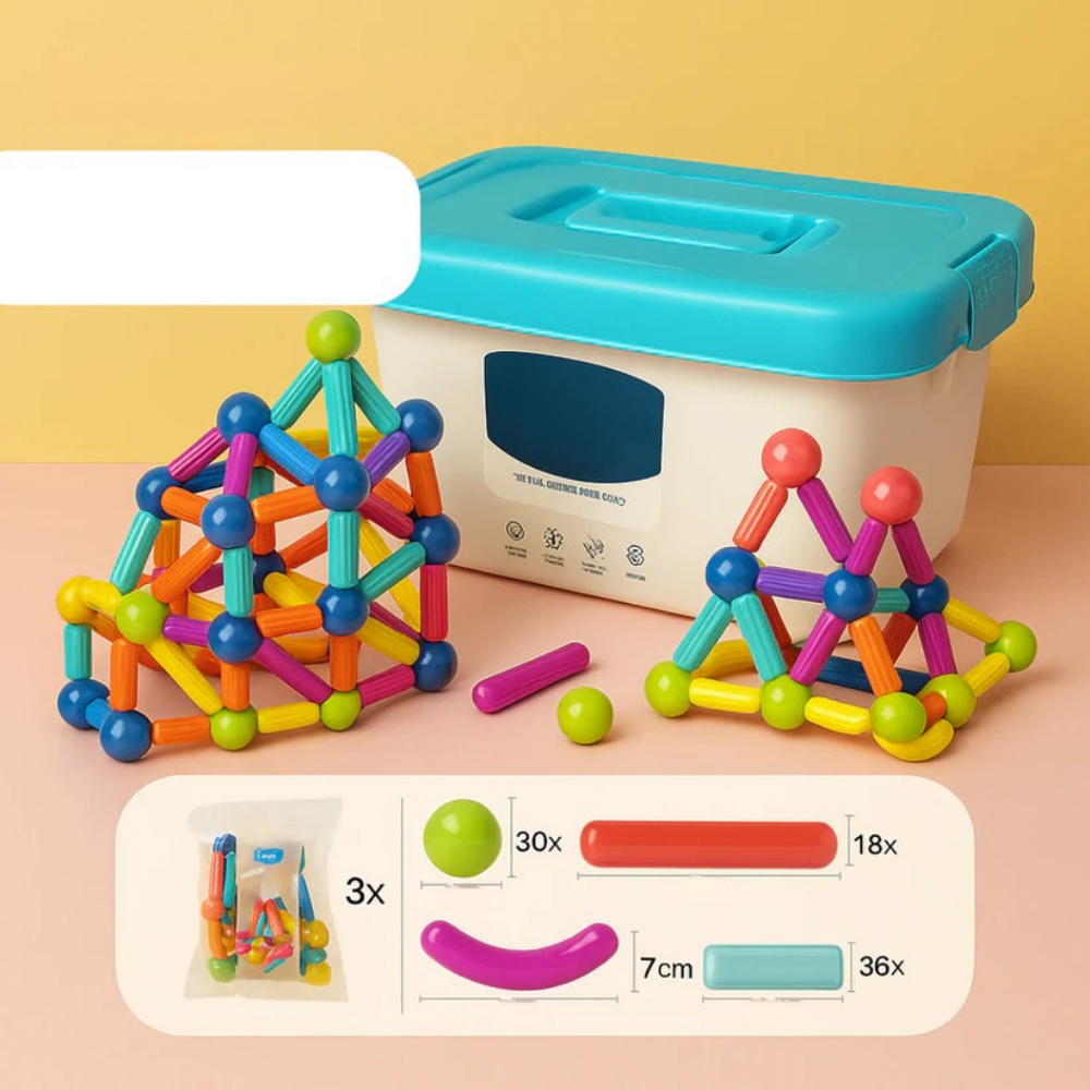 Magnetisch Bouwspeelgoed Educatief Constructie Speelset