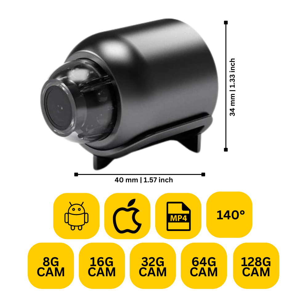 Draadloze Beveiligingscamera 1080P HD Wi-Fi IP Camera