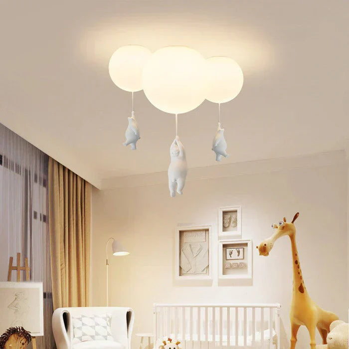 Kinder Plafondlamp Beer en Ballon Cloud Bear Speelkamer