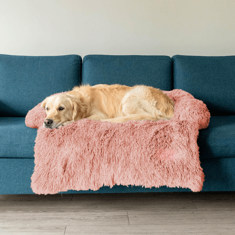 Waterafstotend Hondenbed met Zacht Vegan Bont en Antislip Bodem