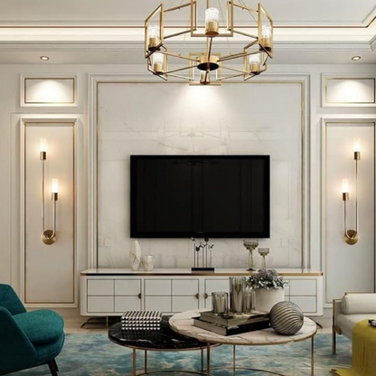 Goudkleurige Wandlamp Modern Design Dimbaar