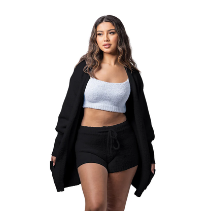 Zachte Pyjama Set voor Vrouw Comfortabel en Chique