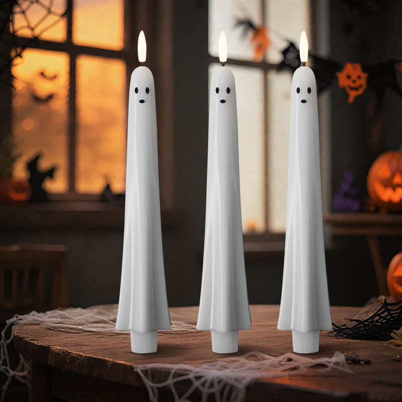Spooklicht Kaars met Vlam Afstandsbediening 3D Effect