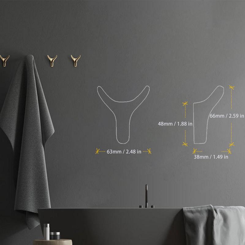 Wandhaak Decoratief Hoorn Design voor Woonkamer