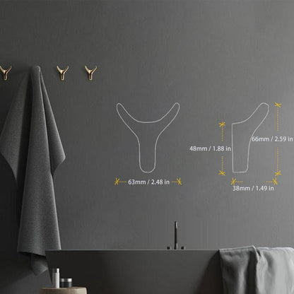 Wandhaak Decoratief Hoorn Design voor Woonkamer