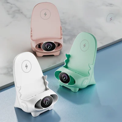 Draadloze Snellader Stoel met Telefoonhouder