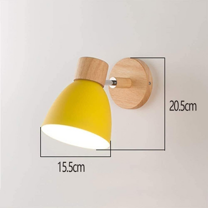Scandinavische Wandlamp Modern Hout Design