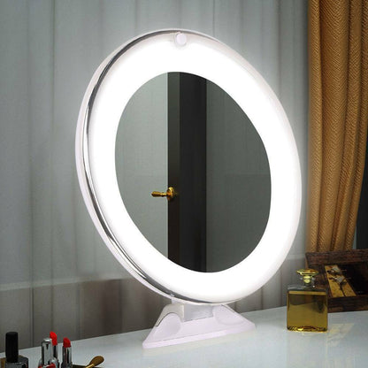 LED Make-up Spiegel 360° Rotatie met Verlichting Vergroot