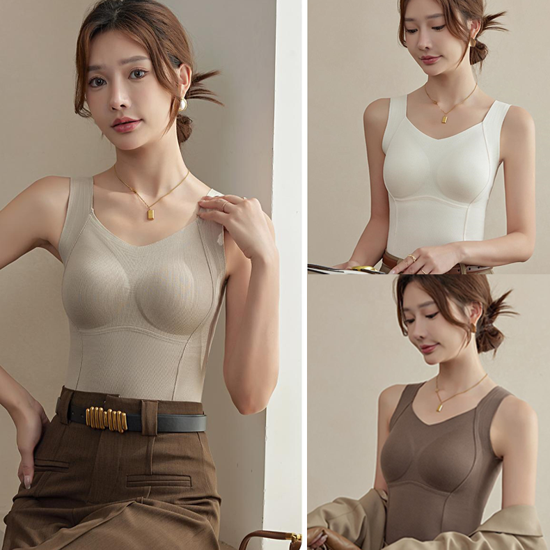 Thermisch Top Tanktop Warm en Slank voor Onder Kleding