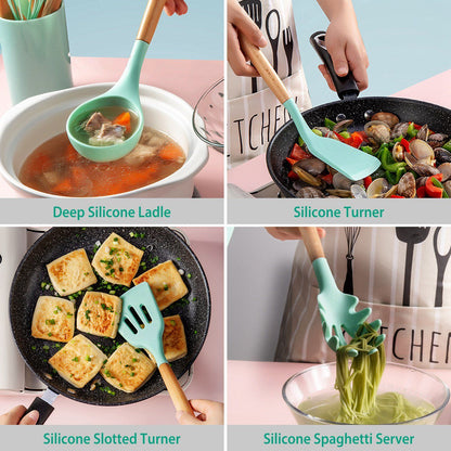 Silikon Keukenhulpmiddelen Set Handig voor Koken