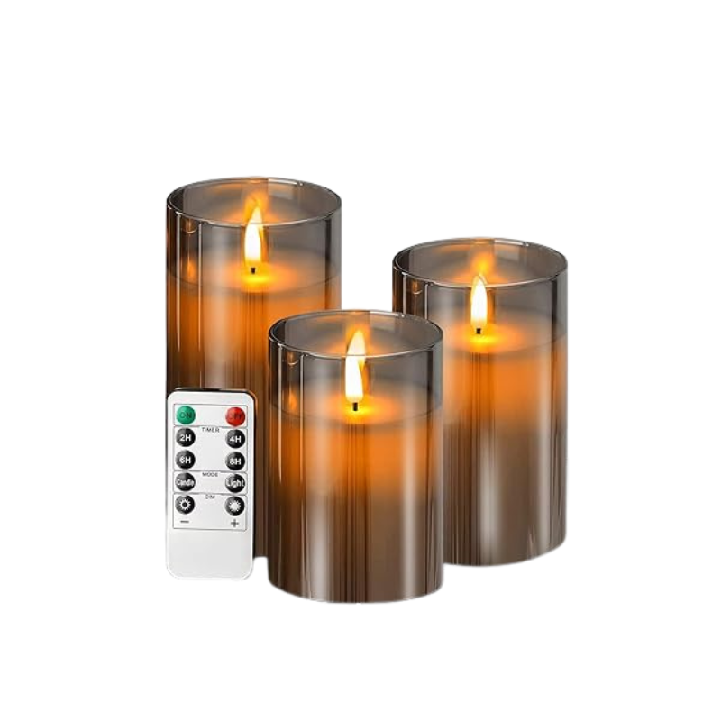 LED Kaarsenset Dimbaar met Afstandsbediening voor Sfeer
