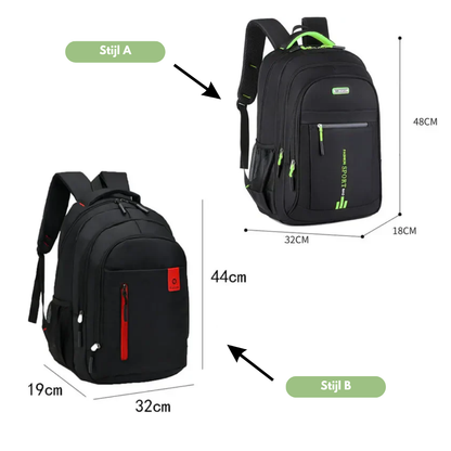 Rugzak voor Laptop met Nylon en Tassel Details
