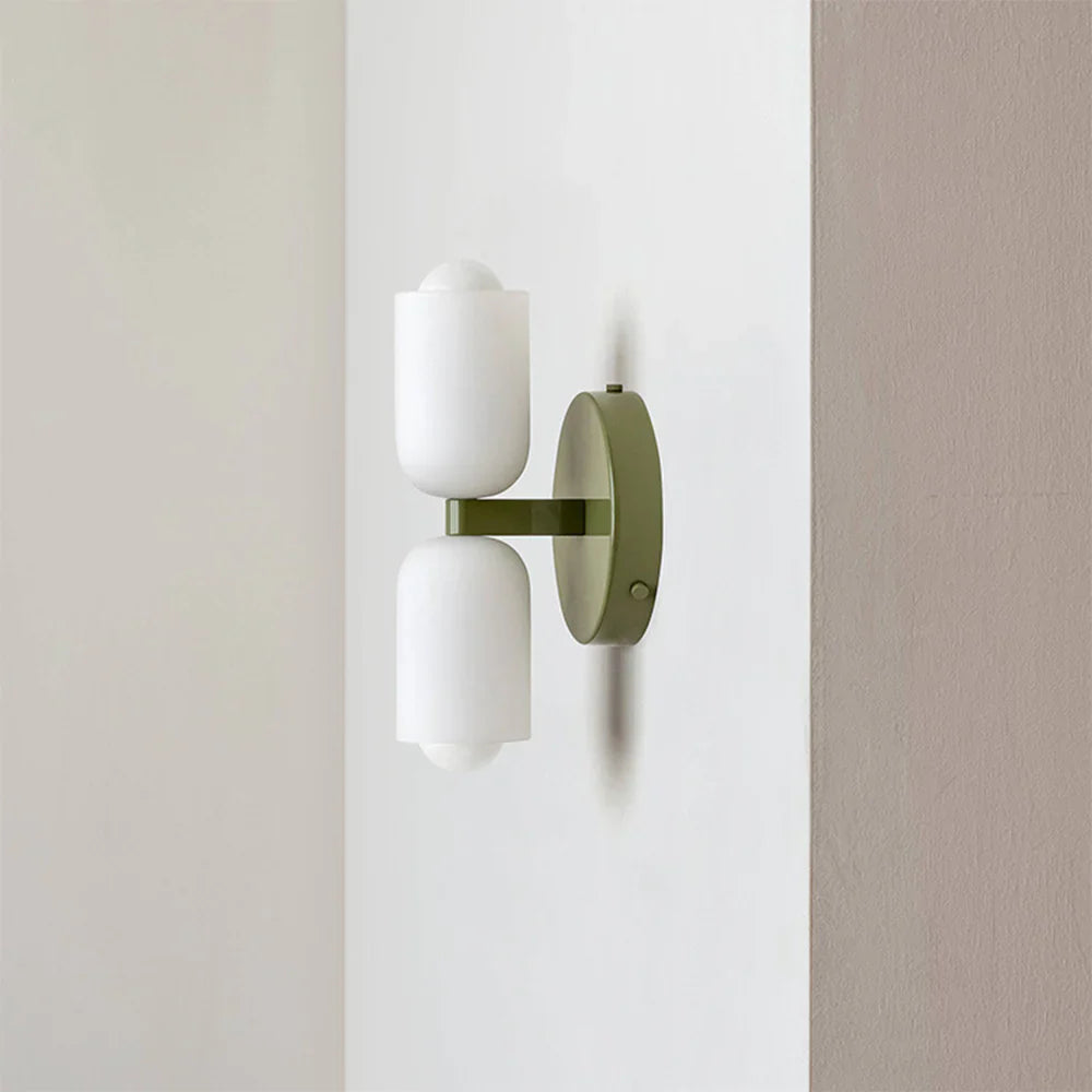 Wandlamp Acryl met Dubbele Lichtbron Warm Wit Licht