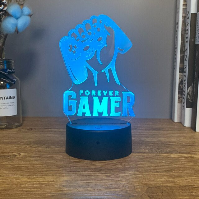 Gamer Lamp met 3D LED Verlichting voor Een Ultieme Game Ervaring