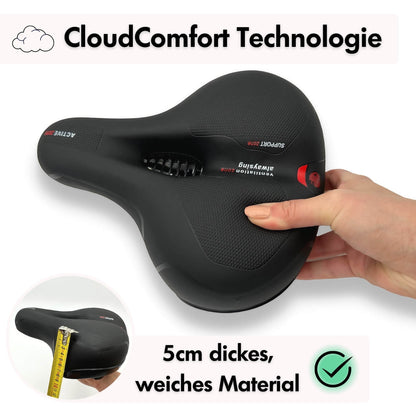 Fietszadel Comfortabele Pijnvrije Rit