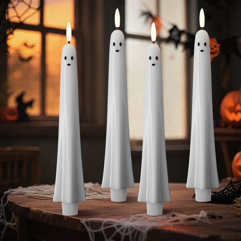 Spooklicht Kaars met Vlam Afstandsbediening 3D Effect