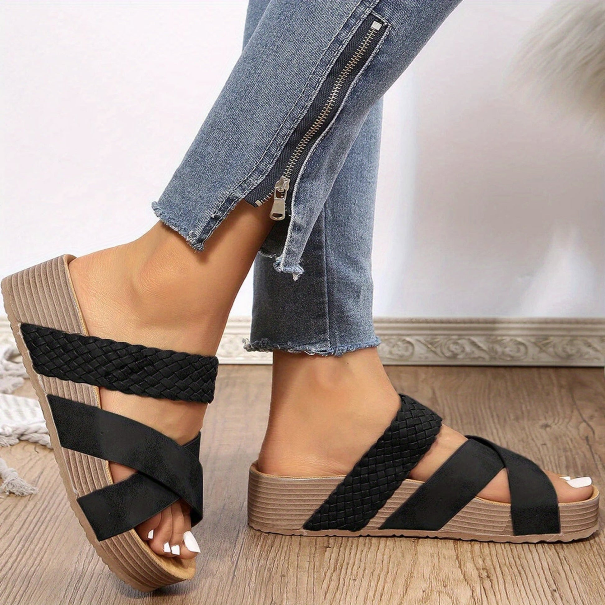 Ximena - Slip-On Sandalen Voor Dames - Snel & Lichtgewicht