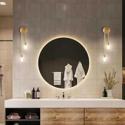 Goudkleurige Wandlamp Modern Design Dimbaar