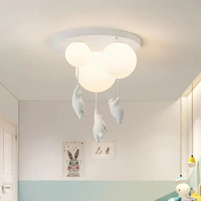 Kinderplafondlamp Beer en Ballon – Kleurrijk Plafondlicht voor Kinderkamer