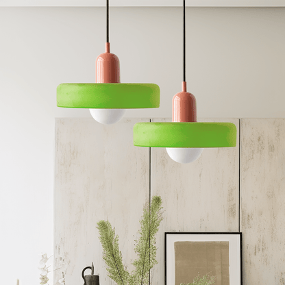 Kleurrijke Hanglamp Modern Glazen Design voor Woonkamer