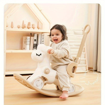 Baby Schommelpaard en Loopfiets 2-in-1 Veilig Leuk