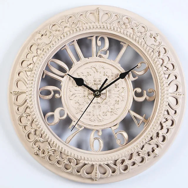 Ronde Wandklok Klassiek Modern Design Stil Quartz