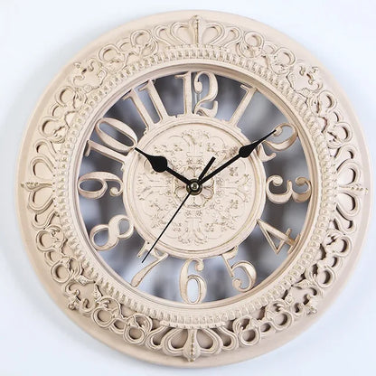 Ronde Wandklok Klassiek Modern Design Stil Quartz
