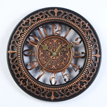 Ronde Wandklok Klassiek Modern Design Stil Quartz