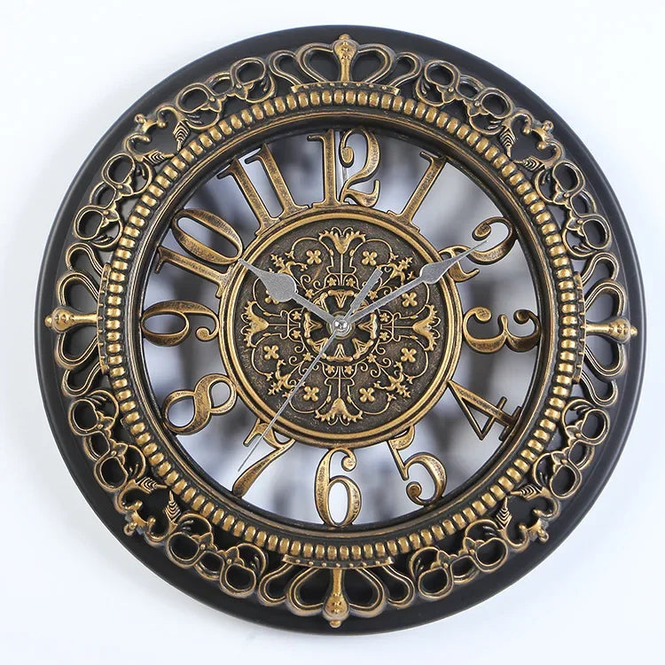 Ronde Wandklok Klassiek Modern Design Stil Quartz