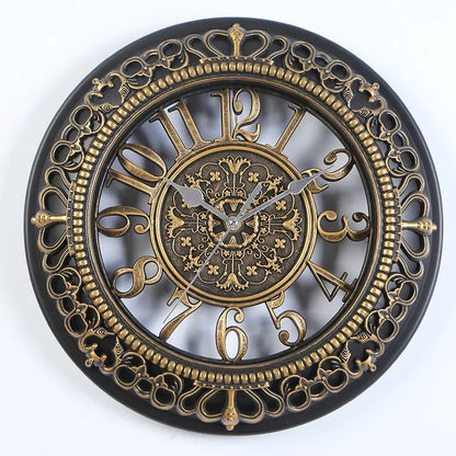 Ronde Wandklok Klassiek Modern Design Stil Quartz