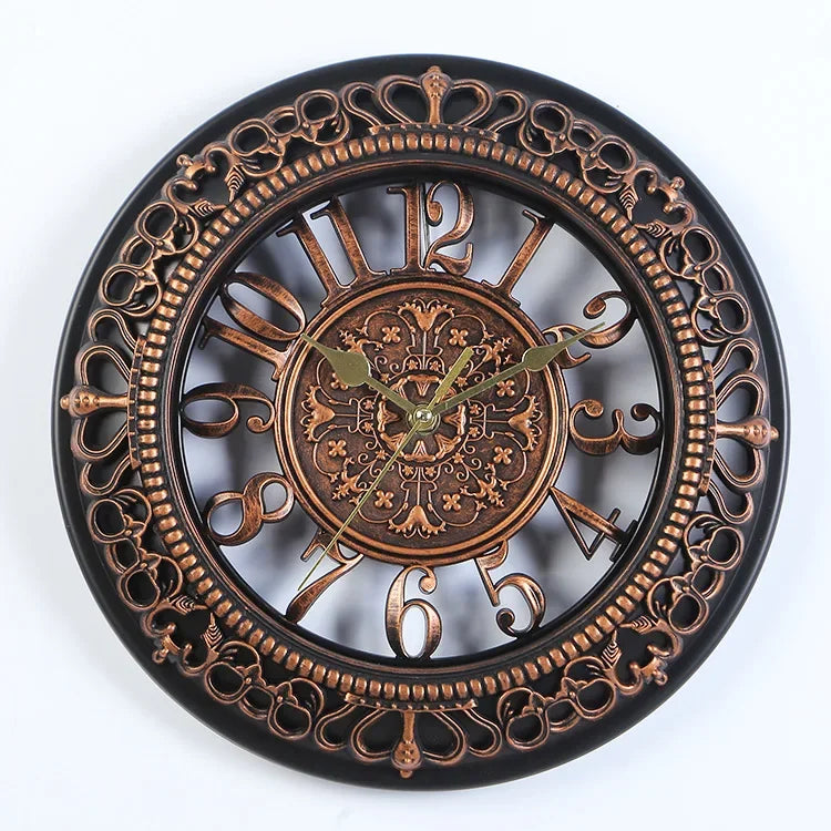 Ronde Wandklok Klassiek Modern Design Stil Quartz