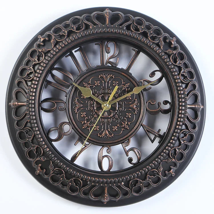 Ronde Wandklok Klassiek Modern Design Stil Quartz