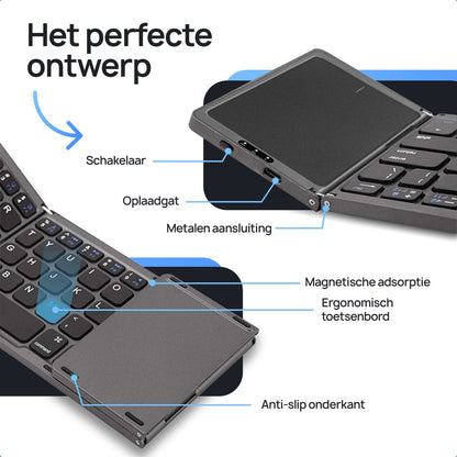 Draadloos Toetsenbord voor Efficiënt Typen op Elke Apparaat
