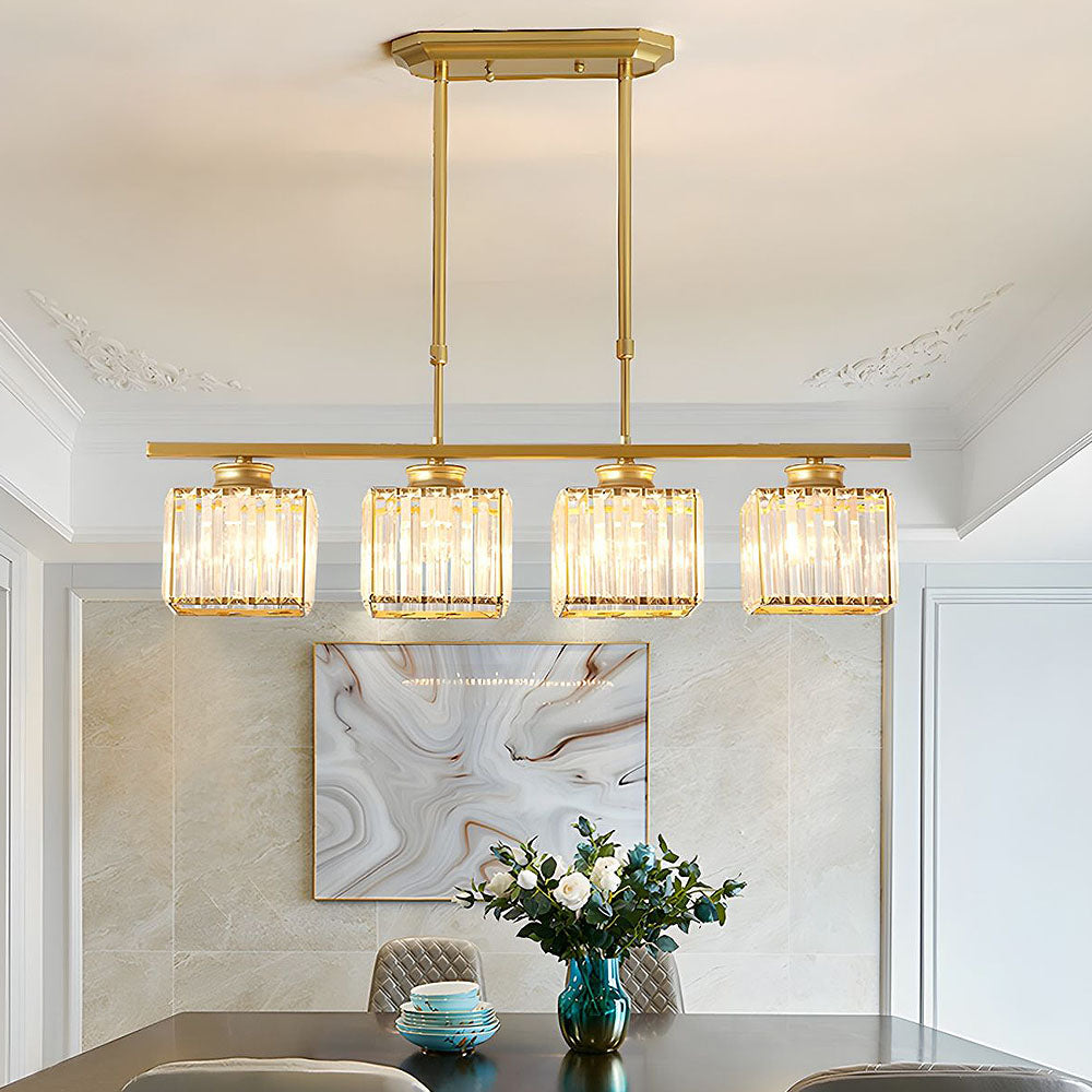 Moderne Hanglamp Art Deco Stijl Glazen Kroonluchter