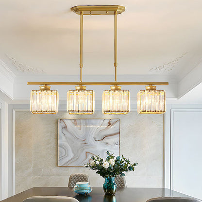 Moderne Hanglamp Art Deco Stijl Glazen Kroonluchter