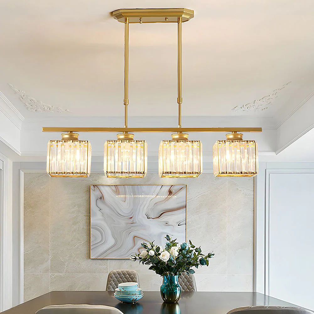 Hanglamp Met Meerdere Lichtpunten van Glas in Nordische Stijl