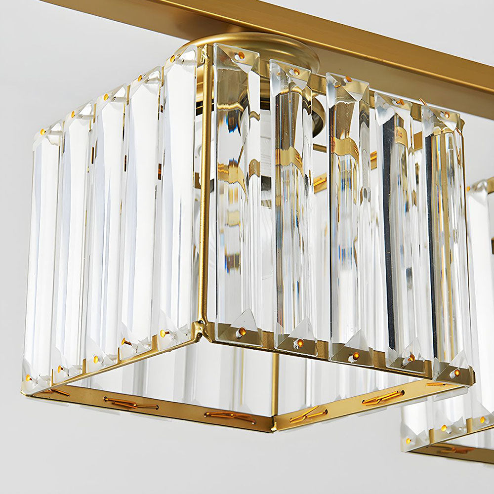 Moderne Hanglamp Art Deco Stijl Glazen Kroonluchter