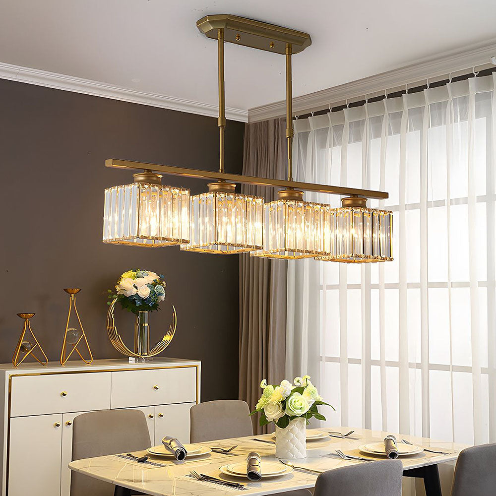 Moderne Hanglamp Art Deco Stijl Glazen Kroonluchter