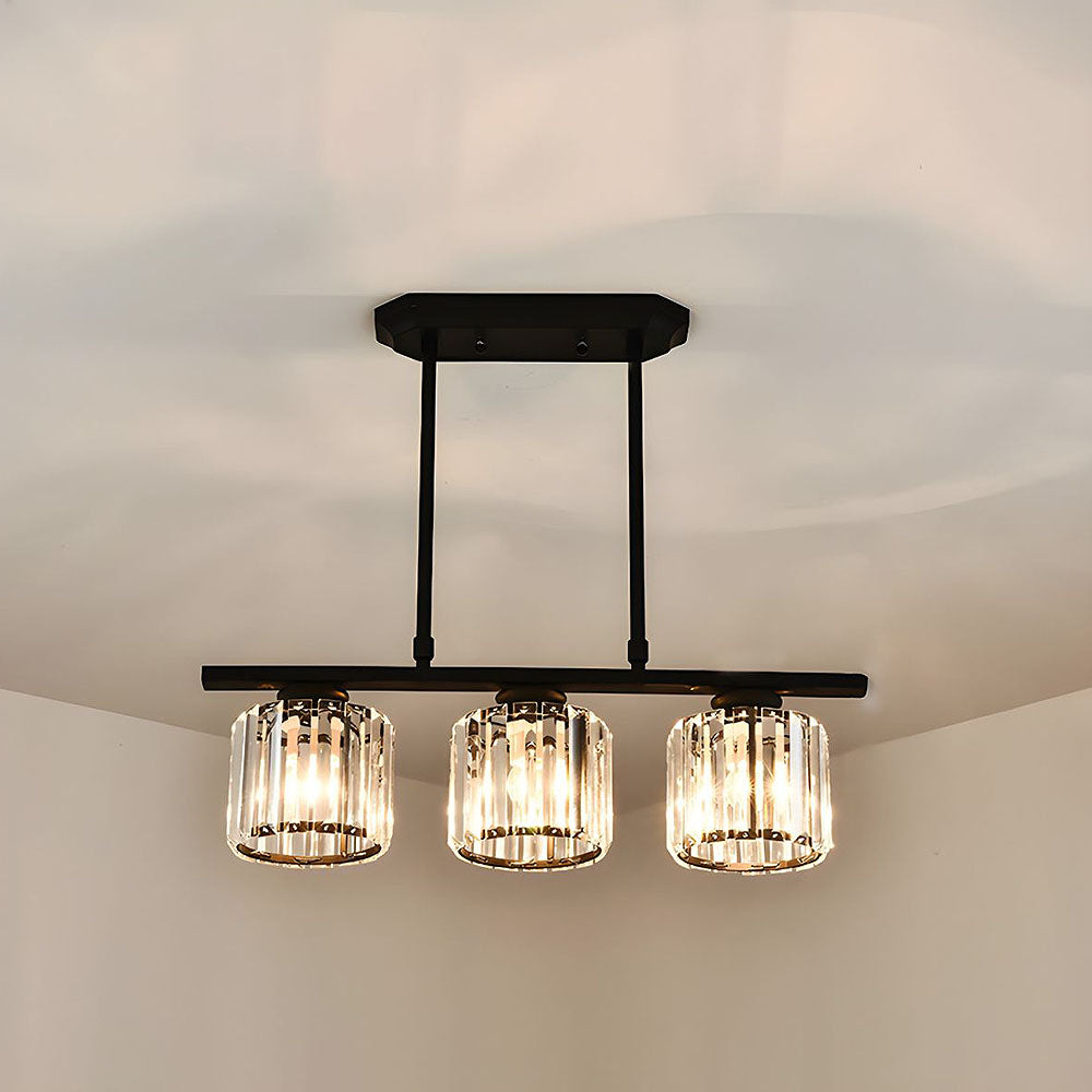 Moderne Hanglamp Art Deco Stijl Glazen Kroonluchter