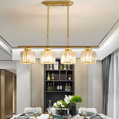 Hanglamp Met Meerdere Lichtpunten van Glas in Nordische Stijl
