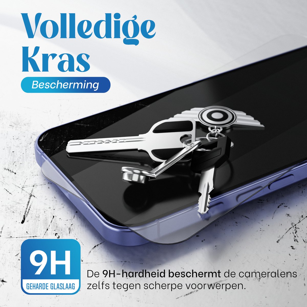 Telefoonhoesje Transparant Siliconen Beschermhoes met Schermbeveiliging