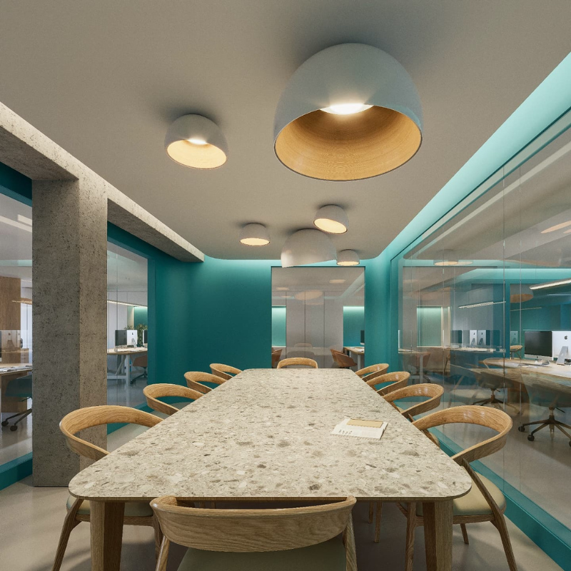 Stijlvolle LED Plafondlamp Modern Design Duo