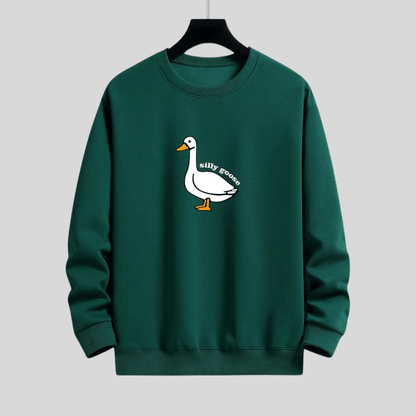 Leuke Streetwear Sweatshirt met Karakter voor Mannen en Vrouwen